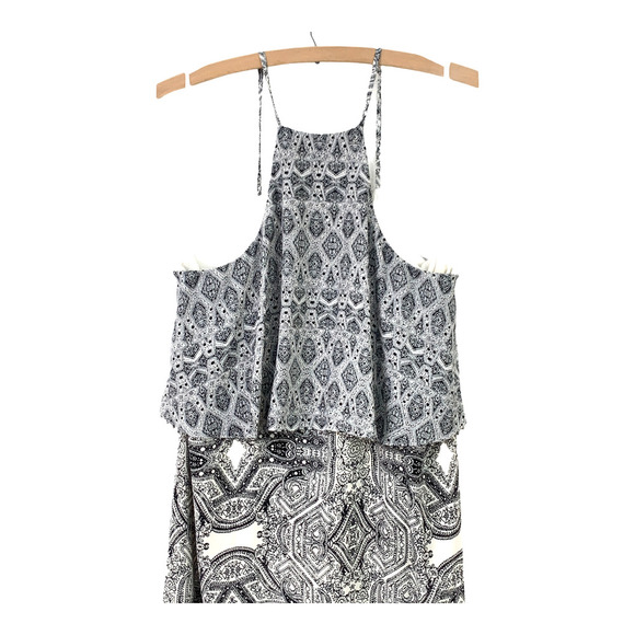 Maxi Vanessa Virginia Anthropology Viscose Rayon Maxi Dress Size 14 - Picture 3 of 8